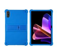 INSOLKIDON Compatible avec Coque Black-View Mega 2 12-inch Tablet Silicone de Protection Pliable Housse Case Cover avec Fonction Support (Blue)
