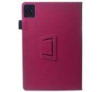 INSOLKIDON Compatible avec Coque DOO-Gee T30 Pro 11 inch Tablet Étui de Protection Pliable Housse Cuir Case Cover avec Fonction Sommeil/Réveil Automatique Fonction Support (Rose Rouge)