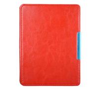 INSOLKIDON Compatible avec Coque Kobo Glo (N613) 6-inch eReader Tablet Étui de Protection Pliable Housse Cuir Case Cover avec Fonction Sommeil/Réveil Automatique (Rouge)