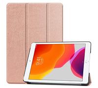INSOLKIDON Compatible avec Coque Lenovo M10 FHD Plus TB-606F 2020 Tablet Couverture arrière en Cuir Bande Corps Complet Protection en Cuir Etui de Protection pour Tablette Shell (Or)