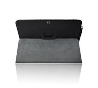 INSOLKIDON Compatible avec Coque Samsung Galaxy Tab 2 10.1 inch Tablet (GT-P5100/P5110/P5113) Étui de Protection Pliable Housse Cuir Case avec Fonction Sommeil/Réveil Automatique (Noir)