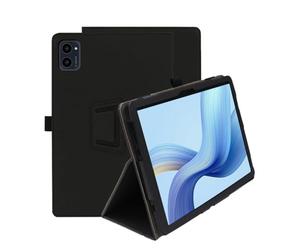INSOLKIDON Compatible pour BESTTAB T20 10.1 inch Coque Tablet Étui de Protection Pliable Housse Cuir Case Cover Fonction Sommeil Réveil Automatique Résistant aux Chutes (Noir)