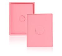 INSOLKIDON Compatible pour Boox Go 10.3/T10C/Note X3 Pro 10.3 inch E-Reader Tablet Coque Silicone de Protection Pliable Housse Case Cover avec Fonction Support (Rose)