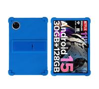 INSOLKIDON Compatible pour DOOGEE Tab A9+ / DOOGEE Tab A9 Pro+ 11 inch Tablet Coque Silicone de Protection Pliable Housse Case Cover avec Fonction Support (Blue)
