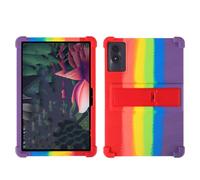INSOLKIDON Compatible pour DOOGEE Tab E3 11-inch Tablet Coque Silicone de Protection Pliable Housse Case Cover avec Fonction Support (Colorful)