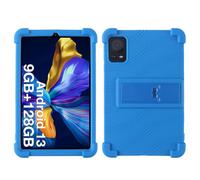 INSOLKIDON Compatible pour HEADWOLF FPad 7/3/5/6 8.4 inch Tablet Coque Silicone de Protection Pliable Housse Case Cover avec Fonction Support (Bleu)