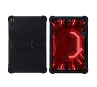 INSOLKIDON Compatible pour Jeazans JZPAD-KB10L 10 inch Tablet Coque Silicone de Protection Pliable Housse Case Cover avec Fonction Support Protection complète Anti Choc et Anti Rayures (Noir)