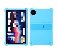 INSOLKIDON Compatible pour Laptok KB1001 2026 10 inch Tablet Coque Silicone de Protection Pliable Housse Case Cover avec Fonction Support Protection complète Anti Choc et Anti Rayures (Bleu Clair)