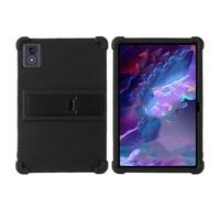 INSOLKIDON Compatible pour Lenovo ThinkTab 11S（TB838） 11 inch Tablet Coque Silicone Protection Pliable Housse Case Cover Fonction Support Protection complète Anti Choc et Anti Rayures (Noir)