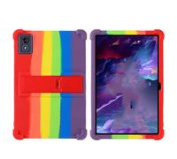 INSOLKIDON Compatible pour Lenovo ThinkTab 11S（TB838） 11 inch Tablet Coque Silicone Protection Pliable Housse Case Cover Fonction Support Protection complète Anti Choc et Anti Rayures (Multicolore)