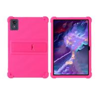 INSOLKIDON Compatible pour Lenovo ThinkTab 11S（TB838） 11 inch Tablet Coque Silicone Protection Pliable Housse Case Cover Fonction Support Protection complète Anti Choc et Anti Rayures (Rose)