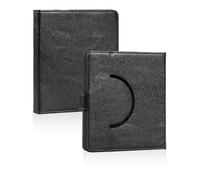 INSOLKIDON Compatible pour Onyx Boox Leaf5 / Onyx Boox Leaf5C e-Reader Coque Tablet Étui de Protection Pliable Housse Cuir Case Cover avec Fonction Sommeil/Réveil Automatique Fonction Support (Noir)