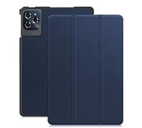 INSOLKIDON Compatible pour OSCAL Pad 90 Pro 11 inch Coque Tablet Étui de Protection Pliable Housse Cuir Case Cover avec Fonction Sommeil/Réveil Automatique Fonction Support (Bleu)