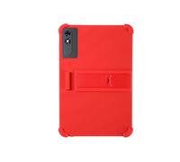 INSOLKIDON Compatible pour TABWEE T60 Pro 13.4 inch 2025 Tablet Coque Silicone de Protection Pliable Housse Case Cover avec Fonction Support (Rouge)
