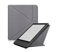 INSOLKIDON Compatible pour Tolino epos 2 8 inch 2019 Coque Tablet Étui de Protection Pliable Housse Cuir Case Cover Fonction Sommeil Réveil Automatique Résistant aux Chutes Support (Gris)