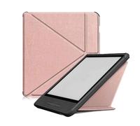 INSOLKIDON Compatible pour Tolino epos 2 8 inch 2019 Coque Tablet Étui de Protection Pliable Housse Cuir Case Cover Fonction Sommeil Réveil Automatique Résistant aux Chutes Support (Rose)