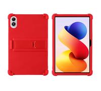 INSOLKIDON Compatible pour VekfulPC T60 Pro 13.4 inch Tablet Coque Silicone de Protection Pliable Housse Case Cover avec Fonction Support (Rouge)