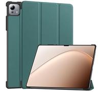 INSOLKIDON Compatible pour Xiaomi Pad 7S Pro 12.5 inch 2025 Coque Tablet Étui de Protection Pliable Housse Cuir Case Cover avec Fonction Sommeil/Réveil Automatique Fonction Support (Vert)