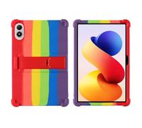 INSOLKIDON Compatible pour Xiaomi Poco Pad M1 12.1 inch 2509ARPBDG Tablet Coque Silicone de Protection Pliable Housse Case Cover avec Fonction Support (Coloré)