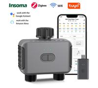 Insoma Zigbee minuterie d'eau automatique Wifi système d'arrosage d'arrosage de jardin contrôle indépendant arroseur programmeur outils IPX5 Bluetooth Version