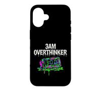 Insomnia 3AM Overthinker Melting Clock Aesthetic Coque pour iPhone 16