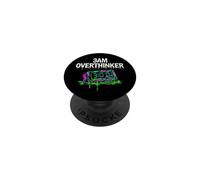 Insomnia 3AM Overthinker Melting Clock Aesthetic PopSockets PopGrip Adhésif