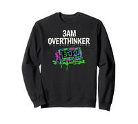 Insomnia 3AM Overthinker Melting Clock Aesthetic Sweatshirt