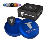 Insomnia Smoke Boîte de Rangement | Étanche aux Odeurs et à l'Eau | Contenant en Aluminium pour Tabac de Taille Voyage (Bleu)