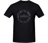 Insomnium Shadows of The Dying Printed Tee Shirts Men Ground Neck Black M