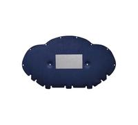 Insonorisé Heat Pad Tapis isolant pour capot de voiture pour Skoda pour Octavia MK4 NX RS 2020-2024 coton, insonorisant thermique(B)