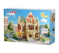 INSOON Maison du Club Universitaire - Set de Construction avec Lumières LED, 4 Clubs Thématiques, 12+ Ans