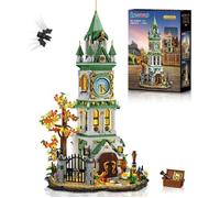 INSOON Tour d’Horloge Magique à Construire - Kit Briques avec Lumières LED, Jouet Éducatif pour Adolescents et Adultes 12+