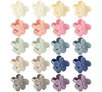inSowni Lot de 20/10 paires de petites pinces à cheveux en plastique antidérapantes pour femmes, filles, adolescents, enfants - 4 cm