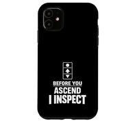 Inspecteur d'ascenseur certifié Sécurité des inspecteurs d'ascenseurs Coque pour iPhone 11