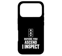 Inspecteur d'ascenseur certifié Sécurité des inspecteurs d'ascenseurs Coque pour iPhone 17 Pro