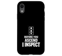 Inspecteur d'ascenseur certifié Sécurité des inspecteurs d'ascenseurs Coque pour iPhone XR