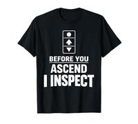 Inspecteur d'ascenseur certifié Sécurité des inspecteurs d'ascenseurs T-Shirt