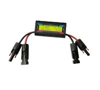 Inspecteur de courant compact 200 A Testeur de batterie de ventilation solaire Visualisation des données en direct Plan mince Batterie de ventilation solaire Compteur de courant