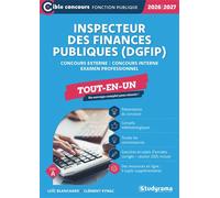 Inspecteur des finances publiques (DGFiP) - Tout-en-un (Catégorie A - Concours 2026-2027) Concours externe - Concours interne - Examen professionnel - Loïc Blanchard - Studyrama Eds - broché - Scolair