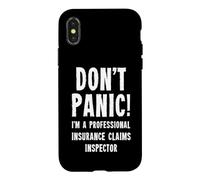 Inspecteur des réclamations d'assurance Coque pour iPhone X/XS