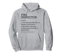 Inspecteur d'incendie Définition du poste Inspecteur incendie personnalisé Sweat à Capuche