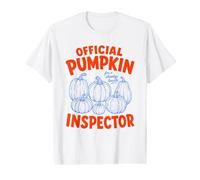 Inspecteur Officiel de Citrouille pour Une Touche effrontée Automne drôle T-Shirt Graphique avec Valeur