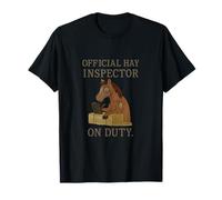 Inspecteur Officiel du Foin en Service - Humour de Cheval T-Shirt