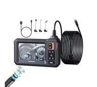 Inspection Endoscope Camera - Screen 8 LED Lights | Borescope Camera For Inspection | For Tight Space Home Appliance Repair Car Engine Check Auto Mechanics Plumbers Homeowners
