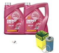 Inspection Set 10 L MANNOL 5W-20 Pour BMW E31 850iCi 840i 850 CSi E38 740i