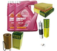 Inspection Set 10 L MANNOL Energy Ultra JP 5W-20 Pour BMW E38 740i iL 730i