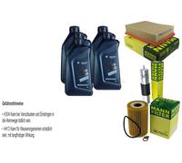 Inspection Set 5L Pour BMW Huile TwinPower 5W-30 MANN-FILTER 3ER E46 64030570