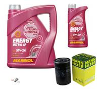 Inspection Set 6 L MANNOL Ultra JP 5W-20 Pour BMW E30 320i 325i 318i E34 520i