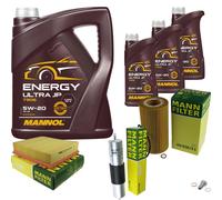 Inspection Set 8 L MANNOL 5W-20 Pour BMW E38 740i iL 730i E31 840i E34 540i