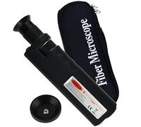 Inspection Tenue dans la Main portative de Microscope de Fibre de 400x pour l'illumination coaxiale Comprenant des adaptateurs de 2.5mm et de 1.25mm